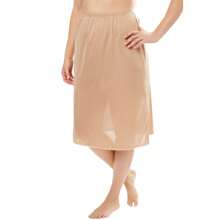 Comfort Choice Women's Plus Size Half Slip 25" 2-Pack - MÀU DA - Xem 1