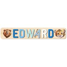 Puzzle avec nom personnalisé, jouet de puzzle en bois personnalisé, puzzle avec nom personnalisé, jouet de puzzle alphabet 3D, cadeaux de Noël de Pâques, cadeaux de premier anniversaire, cadeaux personnalisés, cadeau d'anniversaire, puzzle en bois, jouet de puzzle en bois personnalisé, cadeau d'anniversaire, blocs de construction pièce de coffret cadeau Décoration