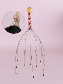 頭皮按摩器 - 紅色 - 查看 1