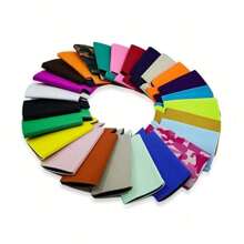 5 Pcs Blank Can Coolers, Plain Bulk Collapsible Foam Soda Cover Coolies, Personalized Sublimation Sleeves For Weddings, Bachelorette Parties, HTV Projects - Multicolor - View 9