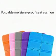 1只可攜式戶外折疊坐墊，防水泡棉座墊，適用於露營、徒步旅行、旅行、野餐 - 彩色 - 查看 6
