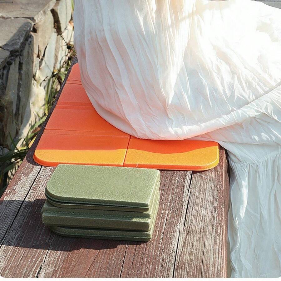 1只可攜式戶外折疊坐墊，防水泡棉座墊，適用於露營、徒步旅行、旅行、野餐 - 彩色 - 查看 1