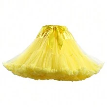 Women Mini Petticoat Tulle Puffy Short Bridal Petticoat Underskirt Rockabilly Tutu Fall Clothes For Women