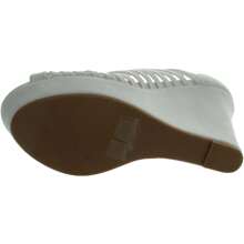 Women's Gladiator Back Zipper Wedge Heel Sandals - White - View 5