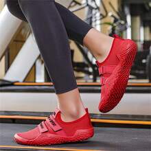 Women's Red Outdoor Canyoning Shoes, Hiking Water Shoes, Beach Swimming Lightweight Quick-Drying Anti-Slip Walking Water Shoes - Red - View 2