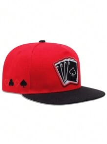 2024 New Fashion Hip Hop Cap Men Women Adjustable Playing Card Embroidered Baseball Cap Outdoor Sun Hat Unisex Snapback Hat - Black - View 10
