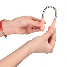 Stainless Steel Facial Hair Remover Spring Epilator Threading Tool (3-Pack) - 橘色 - View 2