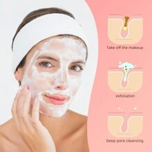 30片装压缩洁面海绵，100%天然美容水疗海绵，适用于日常洁面、去角质面膜、卸妆。居家旅行两相宜。化妆海绵，洗脸海绵，心形洁面海绵，美容师专用洁面海绵，彩妆，平价，房间装饰，梳妆台，旅行，卧室，化妆配件，粉扑，彩妆搅拌器，粉扑，化妆海绵