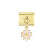 1個可愛的彩虹吊墜義大利手鏈，適用於9毫米不鏽鋼手鏈DIY女性珠寶製作 - 金黃色 - 查看 35