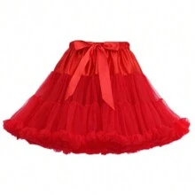 Women Mini Petticoat Tulle Puffy Short Bridal Petticoat Underskirt Rockabilly Tutu Fall Clothes For Women