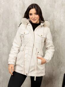 Women Trench Coats - 米色 - 查看 1