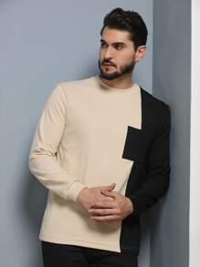 Men T-Shirts - Màu be - Xem 4