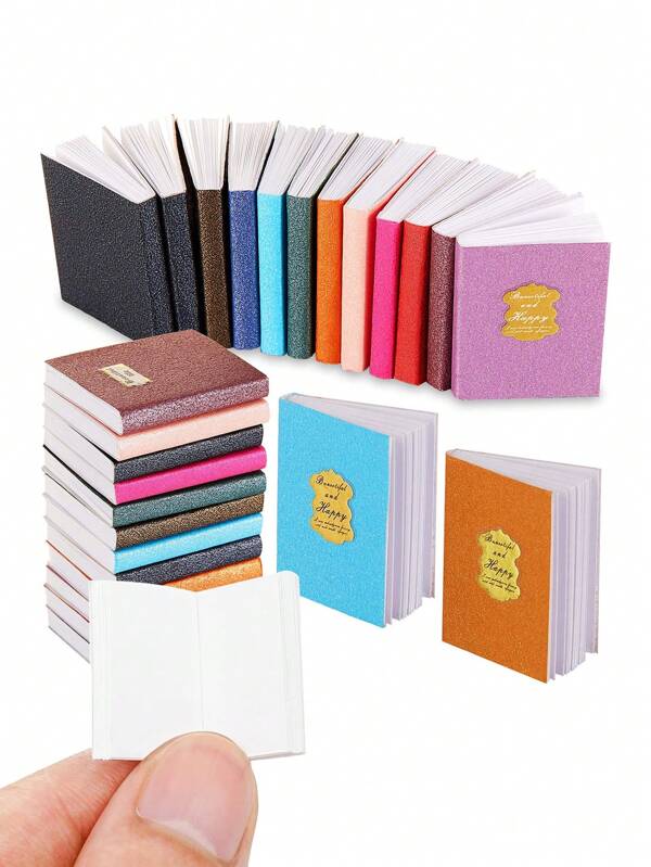 12pcs Dollhouse Miniature Books: 1/12 Scale Mini Realistic Classical Books For Study Room Bookshelf Decoration Model,Mini Books,Miniature,Mini Book,1:12 Miniatures,Mini Doll House Accessories,1:12 Miniature