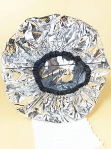 1pc Hair Care Thermal Self-Heating Treatment Cap For Perm & Hair Coloring, No Electricity Needed, Reusable, With Steam Function - Black - View 3