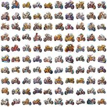 100 Cái/gói Xe Máy Chống Nước DIY Sáng Tạo Hình Dán Doodle, Ván Trượt Guitar Chai Nước Ốp Lưng Mũ Bảo Hiểm Ván Trượt Tuyết Vỏ Điện Thoại Laptop Tủ Lạnh Cửa Hành Lý Nhãn Dán Graffiti - Nhiều màu - Xem 8