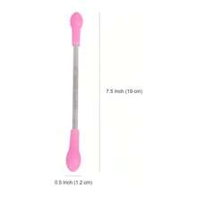 Stainless Steel Facial Hair Remover Spring Epilator Threading Tool (3-Pack) - Pink - View 3
