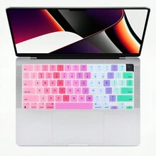 Bao da bàn phím phù hợp với máy tính bảng Air 2020 13 inch (Model: A2337 có chip Apple M1 và A2179, bố cục của Mỹ) Bao da phụ kiện bàn phím có Touch ID Rainbow - Bố cục ANSI (Phiên bản Hoa Kỳ) - Xem 1