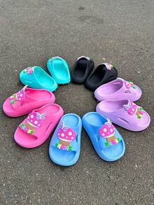 Kids Fashion Slippers - 薄荷綠 - 查看 2