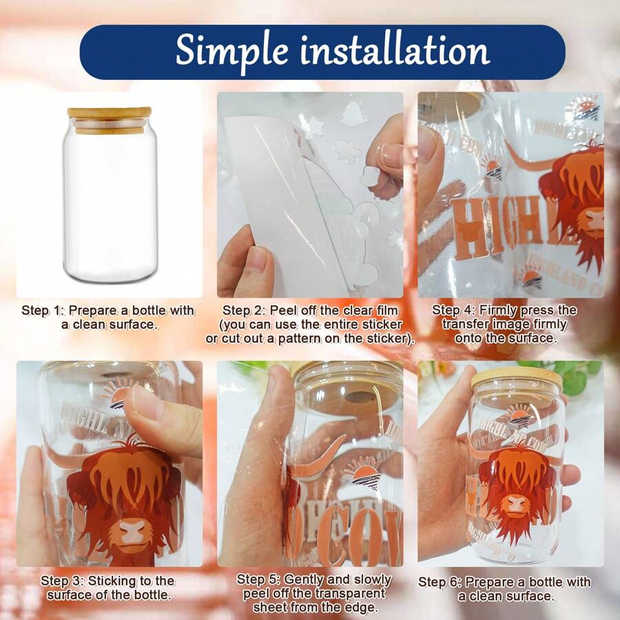 GOMAKERER UV DTF Cup Wraps - 20 Weihnachtsmotive Für Tassen & Flaschen