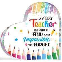 教師節禮物、女士禮物、教師禮物、紙鎮、紀念品、感謝教師禮物、畢業派對禮物、教師辦公室禮物、教室禮物 - 彩色 - 查看 20