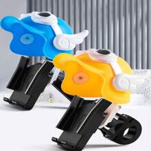 Soporte Celular Moto Bicicleta Base Porta Teléfono Accesorio casco con alas - Amarillo - Ver 3