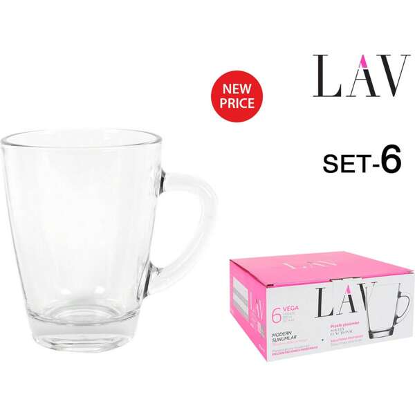 LAV Set De 6 Vasos Sidra 520Cc Colección Colores Pastel Diseño Elegante y Funcional | Set De 6 Vasos Sidra 520Cc Colección Colores Pastel Compatibles con Bebidas Frías y Calientes Fáciles de Limpiar y Mantener, Perfectos para Cualquier Ocasión⚫ Envío GRATIS ✅ Entrega 24/48h a España (península)