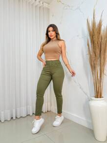 Women Pants - màu xanh lá - Xem 1