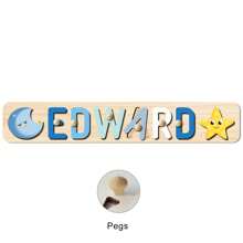 Puzzle avec nom personnalisé, jouet de puzzle en bois personnalisé, puzzle avec nom personnalisé, jouet de puzzle alphabet 3D, cadeaux de Noël de Pâques, cadeaux de premier anniversaire, cadeaux personnalisés, cadeau d'anniversaire, puzzle en bois, jouet de puzzle en bois personnalisé, cadeau d'anniversaire, blocs de construction pièce de coffret cadeau Décoration