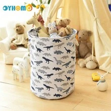 OYHOMO 1pc Animal Theme Laundry Basket With Drawstring Collapsible Washing Hamper Thick Fabric Storage Basket Bin For Organizing Clothes Toys Decor, Room Decorations, Decorations, Decor, Storage, Organizer Dress Pants Shoes Jeans Boots Skirt Laundry Hamper, Washing Basket Bathroom Organizer, Basket, Storage Basket, Foldable Laundry Basket - Animal - View 14