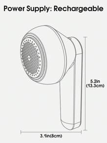 可攜式充電式電動剃毛器，有效快速去除衣服、家具和地毯上的毛球、絮球和毛髮，紫色 - 紫色 - 查看 4