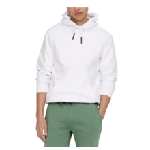 Sudadera Ligera Blanca con Capucha. - Blanco - Ver 1