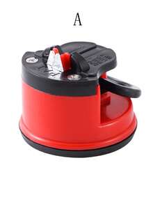 1pc Suction Cup Sharpening Tool For Household Iron Kitchen Knife, With Suction Cup And Sharpening Stone - Multicolor - View 7