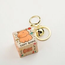 Cute Bear Magic Cube Creative Backpack Accessory Wholesale Pendant Gift Ornament Keychain PVC Key Holder - Multicolor - View 4