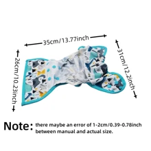 6 件装 3 个尿布套和 3 个尿布插件均码婴儿布尿布套尿布双衬料婴儿洗澡家庭装饰礼物 - 彩色 - 查看 4