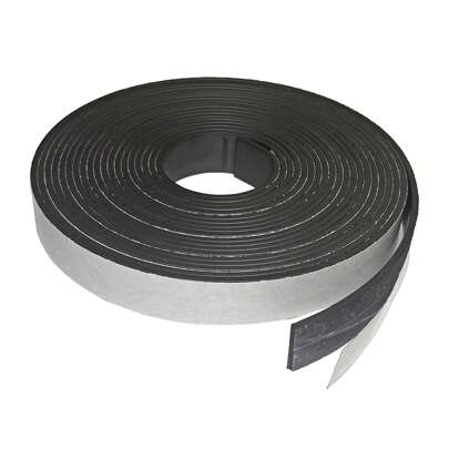 Självhäftande magnetisk roll-n-cut flexibel magnettejp refill, längd 39,37 tum / 1 m eller 59,06 tum / 1,5 m, bredd 0,47 tum / 1,2 cm, tjocklek 0,06 tum / 1,5 mm