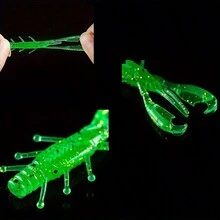 20pcs Soft Lead-Free Artificial Shrimp Lures Set With Life-Like Shrimp & Crawdad Shape For Texas Rig & Drop Shot Rig Fishing - Multicolor - View 8