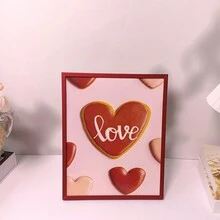 1pc Minimalist Style Picture Frame, Can Be Placed Horizontally Or Vertically, Suitable For Display On Tabletop Or Wall Decoration, For Living Room, Bedroom, Study, Hall, Gallery Etc. (Picture Is For Reference Only, Photo Paper Included Randomly)