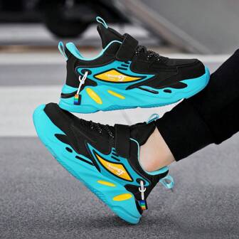 2026 New Fashion Children's Outdoor Running Sports Shoes, Children's Basketball Training Shoes, Lightweight, Wear-Resistant And Non-Slip