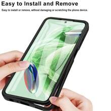 Ốp lưng silicon chống sốc 360 độ, tương thích với , Redmi, và Galaxy. Chống nước, chống rơi, chống trầy xước. Phiên bản quốc tế, không phải phiên bản nội địa. - màu xanh lá - Xem 3