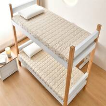 1 块缝合工艺床垫，适用于卧室、宿舍、双层床床垫，四季皆宜 - 彩色 - 查看 5