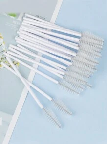 RANCAI 25支装一次性水滴形睫毛夹、睫毛刷、彩色螺旋刷、睫毛梳、睫毛嫁接化妆工具