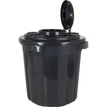 Inde 50L Trash Can With Lid And Hop Anchor Compact And Practical Design | Trash Can With Practical Opening System Versatile For Any Space And Easy To Clean, Ideal For Any Place - 彩色 - 查看 3