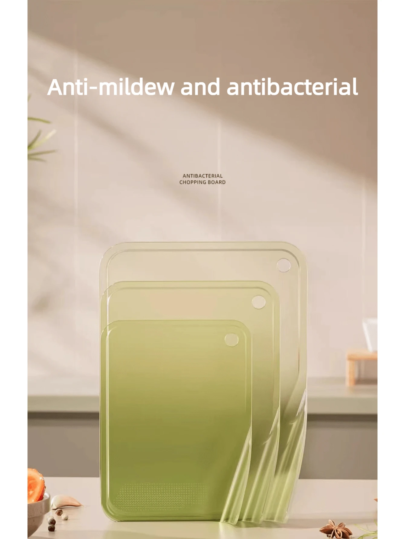 Planche à Découper Hasegawa En Caoutchouc Antibactérien - Noyau Bois, Dimensions 410x230mm, Modèle SRK20-4123