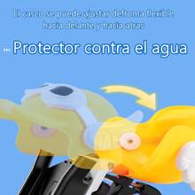 Soporte Celular Moto Bicicleta Base Porta Teléfono Accesorio casco con alas - Amarillo - Ver 6