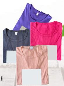 Paquete de 12 piezas de playeras con diseños de caricaturas - Multicolor - Ver 4