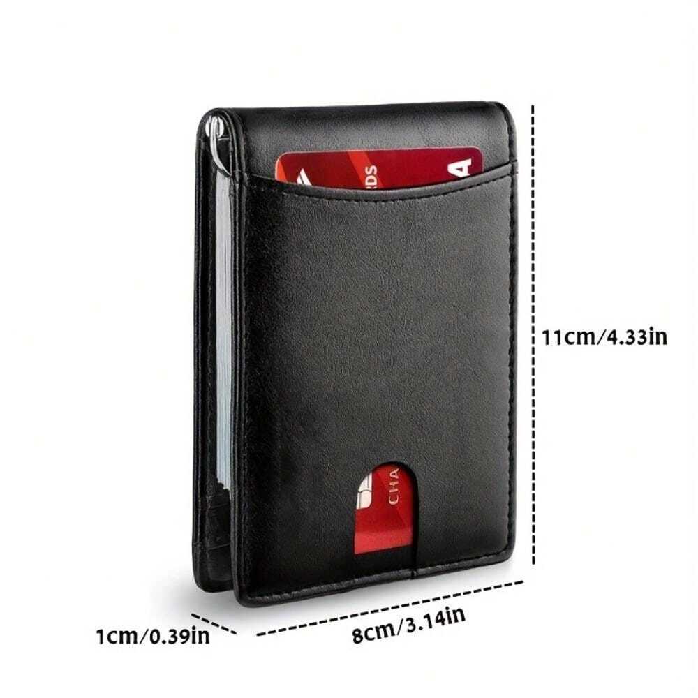 Portefeuille Intelligent RFID Métal Pop-Up Compact Gris - Protection Anti-Piratage