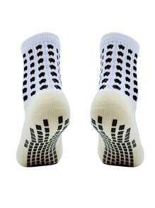 Teens/Young Women's Small Size 34-38.5 Non-Slip Mid-Calf Football/Soccer, Trampoline, Running, Hiking, Exercise, Baseball, Basketball, Tennis Sports Socks, Moisture-Wicking