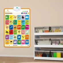 1pc English Speaking Children Educational Sound Wall Chart, Encyclopedia Poster In Box, Interactive Talking Poster For Kids Room Decoration - Talking Poster - View 6