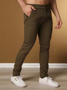 Men Pants - Verde militar - Ver 5