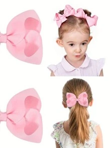 1 pieza de clip de cabello con lazo simple, accesorios de cabello de hilo con decoración de lazo para niñas en días festivos